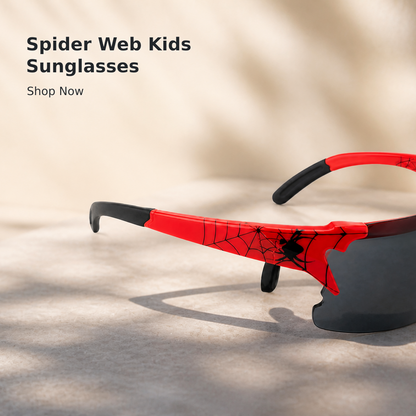 Kids’ Spiderweb Pattern Sunglasses