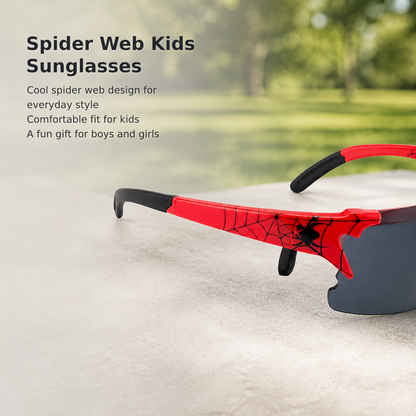 Kids’ Spiderweb Pattern Sunglasses