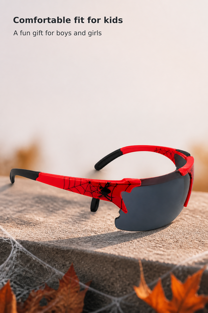Kids’ Spiderweb Pattern Sunglasses